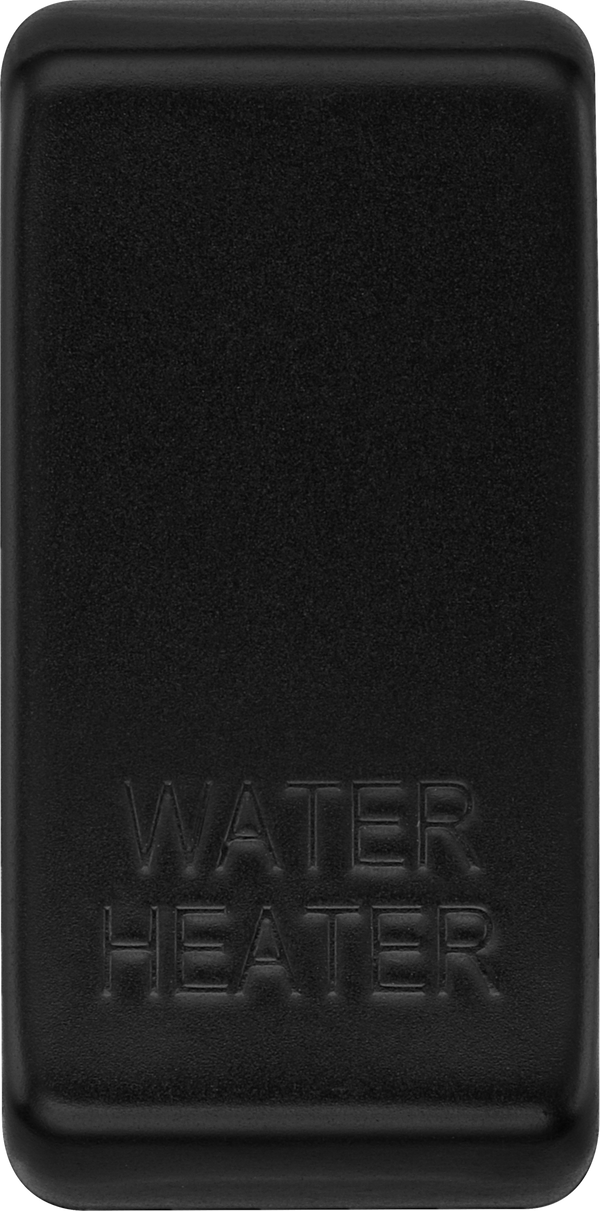 BG RRWHFB Nexus Grid Matt Black 'WATER HEATER' Grid Rocker