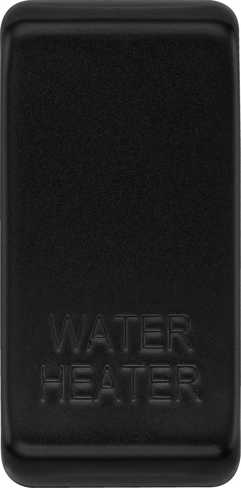 BG RRWHFB Nexus Grid Matt Black 'WATER HEATER' Grid Rocker