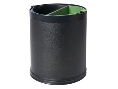 Corby Highland 9L Double Layer Bin in Black PU Leather