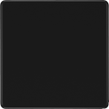 BG Nexus Flatplate Screwless Matt Black Single Blanking Plate FFB94