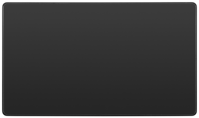 BG Evolve PCDBC95B Double Blank Plate - Black Chrome (Black) by British General (BG-PCDBC95B)