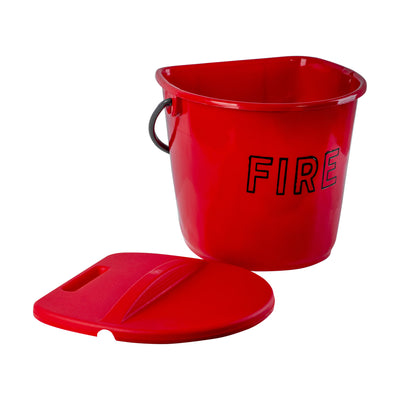 Fire Buckets: Plastic Fire Bucket Fire Bucket (Without Lid) by Homesaver (SAFELINCS-HSPFB)