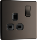 BG FBN21B Nexus Screwless Flat-Plate Single Switched Plug Socket