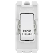 BG Evolve White RRFFPCDW 20A DP Appliance Grid Switch Labelled Fridge Freezer by British General (BG-RRFFPCDW+RPCDW30)
