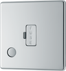 BG FPC55 Nexus Screwless Flat-Plate Unswitched Fused Connection Spur Unit Flex Output Polished Chrome 13A by British General (BG-FPC55-Shopify-SA_1)