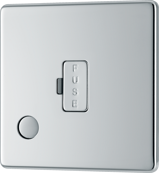 FPC55 Front - This 13A fused and unswitched connection unit from British General provides an outlet from the mains containing the fuse ideal for spur circuits and hardwired appliances.