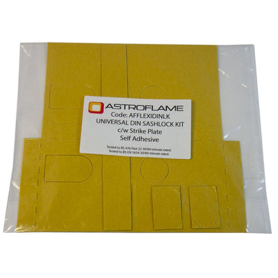 Astroflame Universal Bs Din Lock Kit - Self Adhesive