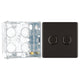 BG Screwless Black Nickel 200W 2 Way Double Trailing Edge Dimmer Switch FBN82 with 35mm Steel Back Box