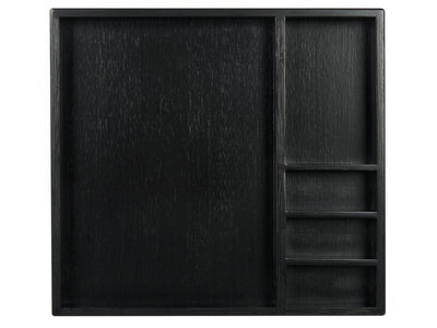Corby Buxton Compact Hospitality Tray in Black BUSA Bamboo