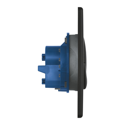 Grohe Skate Air Vertical Installation Flush Plate - Phantom Black - 38505KF0 by Grohe (Grohe-38505KF0)