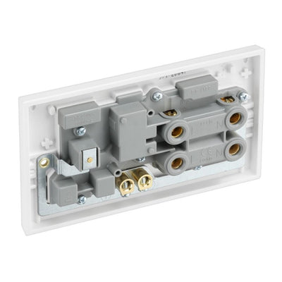 BG 971 Moulded Square Edge | White | 45A Switch 13A Switched Socket Cooker Control Unit by British General (BG-971)