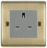 BG Nexus Metal Antique Brass 13A Unswitched Socket NAB23G by British General (BG-NAB23G)