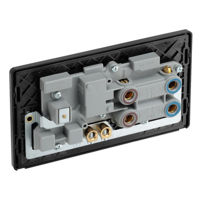 BG Evolve Polished Copper 45A Switch 13A Switched Socket Cooker Control Unit PCDDB70B with 25mm Steel Back Box