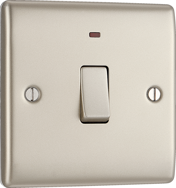 NPR31 Front - This 20A double pole switch with indicator from British General has been designed for the connection of refrigerators water heaters, central heating boilers and many other fixed appliances.