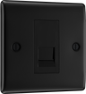BG NFBRJ111 Nexus Metal Matt Black 1 Gang RJ11 Telephone Socket by British General (BG-NFBRJ111-Shopify-SA_1)