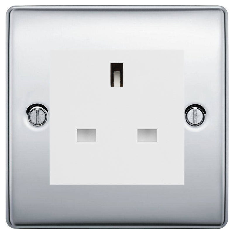 BG Nexus Polished Chrome 13A Unswitched Socket NPCUSSW