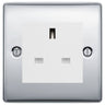 BG Nexus Polished Chrome 13A Unswitched Socket NPCUSSW by British General (BG-NPCUSSW)