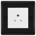 BG Nexus Metal Matt Black 2A Unswitched Socket NFB28MW