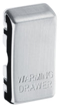 BG RRWDBS Nexus Grid Brushed Steel 'WARMING DRAWER' Rocker