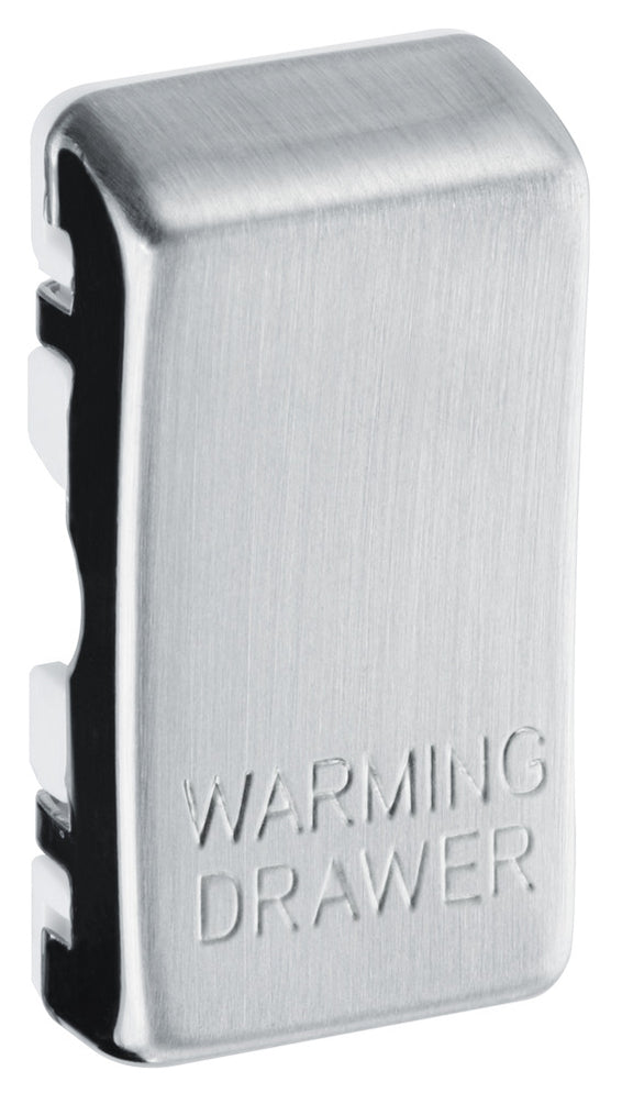 BG RRWDBS Nexus Grid Brushed Steel 'WARMING DRAWER' Rocker