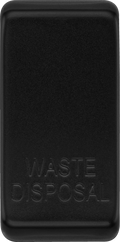 BG RRWDISFB Nexus Grid Matt Black 'WASTE DISP' Grid Rocker