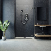 Aqualisa eVolve 10.5kW Electric Shower w/ Adjustable Head - Grey/Satin Silver - VOXZ27 by Aqualisa (Aqualisa-VOXZ27)