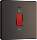 BG FBN74 Nexus Screwless Flat-Plate Double Pole Cooker Switch 45A