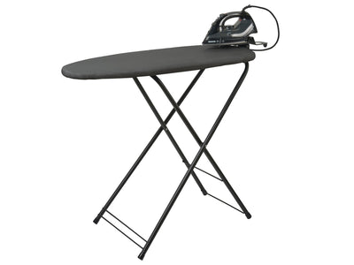 Corby Berkshire Ironing Centre in Dark Grey with Sherwood 2000W Steam Iron - UK Plug
