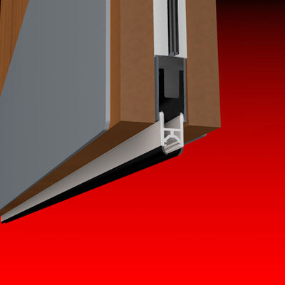 Commercial Door Hardware: Astroflame AFASDB Acoustic Rated Door Bottom Seals 330mm by Astroflame (ASTRO-AFASDB/330)