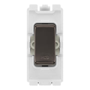 BG RRHBBN Black Nickel 20 Amp Double Pole Appliance Grid Switch Labelled Hob