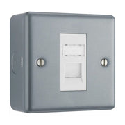 BG MC5RJ451 Metal Clad | 1 Gang RJ45 Ethernet Socket by British General (BG-MC5RJ451)