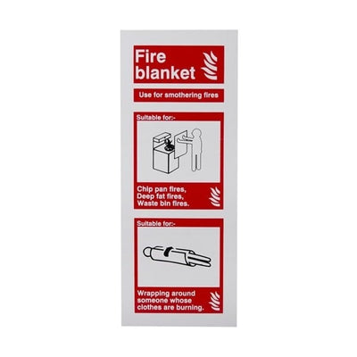 Extinguishers & Equipment: White Rigid Plastic Extinguisher ID Signs CO2 Extinguishers by Rainbow (SAFELINCS-RBRPIDCO2)