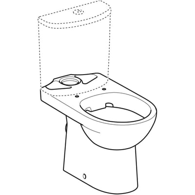 Geberit Selnova 360mm Close Coupled Pan - 500.285.01.6 by Geberit (Geberit-500.285.01.6)
