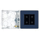 BG Evolve Matt Blue 2 Gang 200W Trailing Edge Secondary Touch Dimmer PCDDBTDS2B with 25mm Steel Back Box