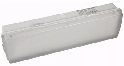 Emco EMLEDXBM 3hrs Non Maintained LED Emergency Bulkhead Fire Exit Light Fitting by Emco Group (Emco-EMLEDXBM)
