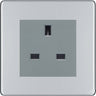 BG Nexus Screwless Polished Chrome 13A Unswitched Socket FPCUSSG by British General (BG-FPCUSSG)