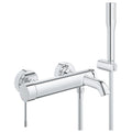 Grohe Essence Single Lever Bath Shower Mixer Tap - Chrome - 33628001