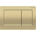 Geberit Alpha01 Square Dual Flush Plate - Brass - 115.055.QE.1