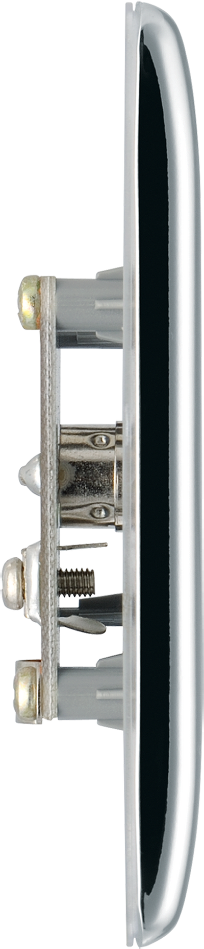 BG NPC60 Nexus Metal Polished Chrome 1 Gang Co-Axial Socket