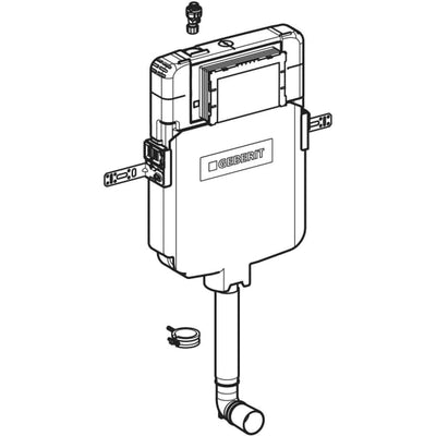 Geberit SIGMA Slimline 80mm Concealed Dual Flush Cistern - 109.792.00.1