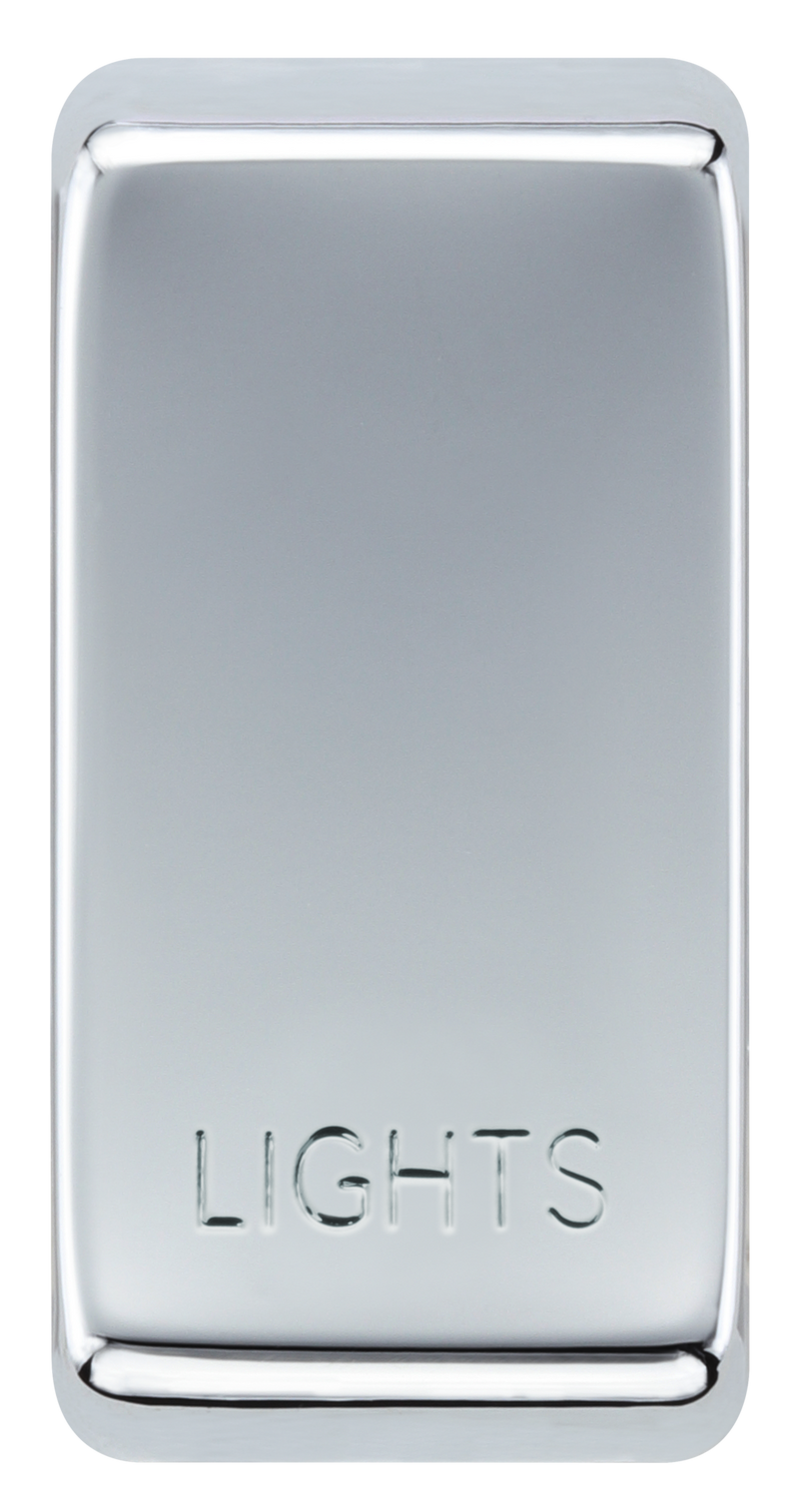 BG RRLTPC Nexus Grid Rocker Embossed (LIGHTS) - Polished Chrome