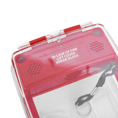 Extinguishers & Equipment: Call Point Cover - Surface Mounted - Sigma Smart+Guard SG-S Range With Sounder - SG-SS by Vimpex (SAFELINCS-VXSGSS)