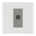 BG White Moulded Co-axial Socket NWM60G