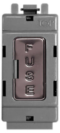 BG Nexus GBNFUSE Grid Black Nickel Fuse Holder Module 13A Fused