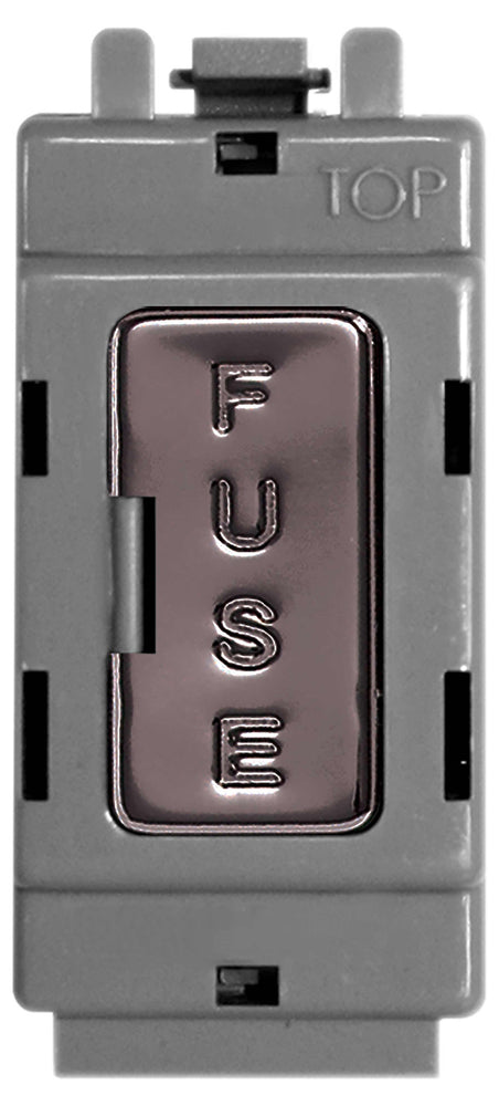 BG Nexus GBNFUSE Grid Black Nickel Fuse Holder Module 13A Fused