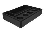 Corby Highland Coffee Pod Holder in Black Leather by Corby of Windsor (Corby-26820)