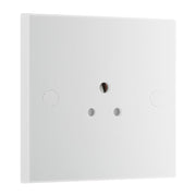BG 928 Moulded Square Edge | White | 1 Gang 2A Unswitched Round Pin Socket by British General (BG-928)