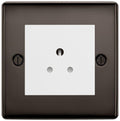 BG Nexus Metal Black Nickel 2A Unswitched Socket NBN28W