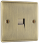 BG NABBTM1 Nexus Metal Antique Brass 1 Gang Master Telephone Socket