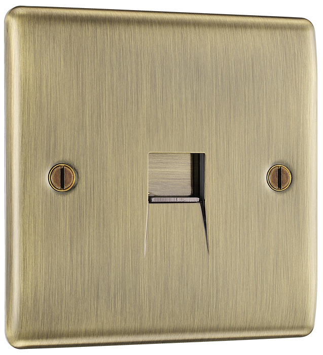 NABBTM1 Front - This master telephone socket from British General uses a screw terminal connection and should be used where your telephone line enters your property.